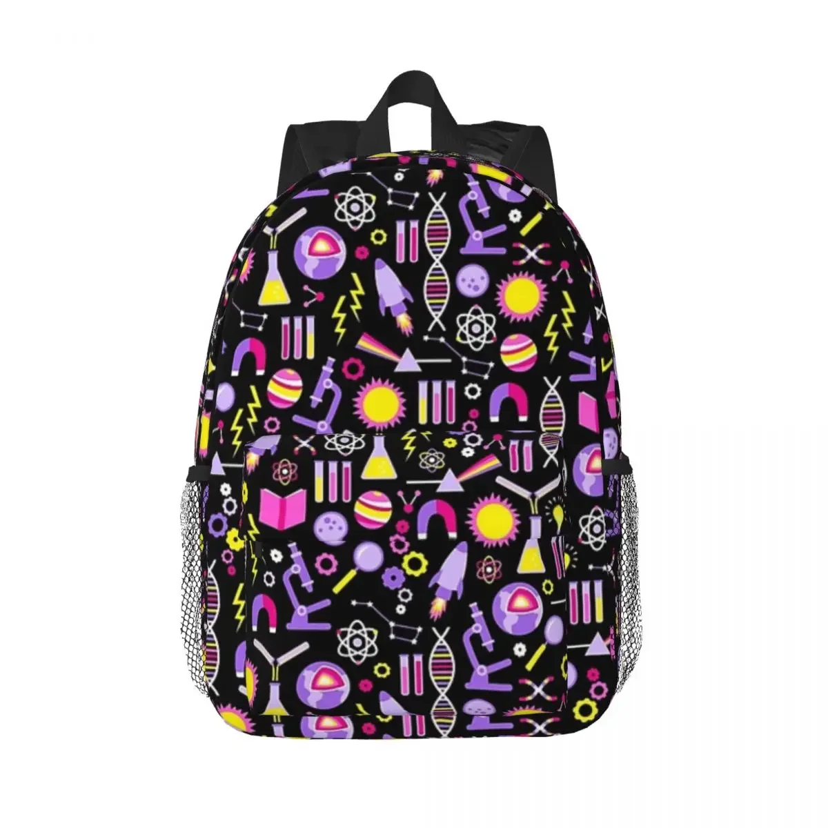 Sacos De Escola De Ficção Científica, Bookbag adolescente dos desenhos animados, Mochila Para Laptop, Bolsa De Ombro, Grande Capacidade