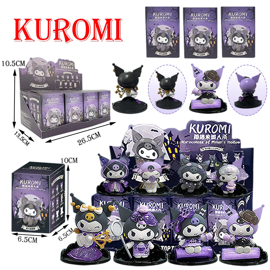 

Kuromi Blind Box Werewolf Kill Series Фигурки Куклы Аниме Фигурки Сумка-сюрприз Симпатичная модель Коллекция фанатов Игрушка