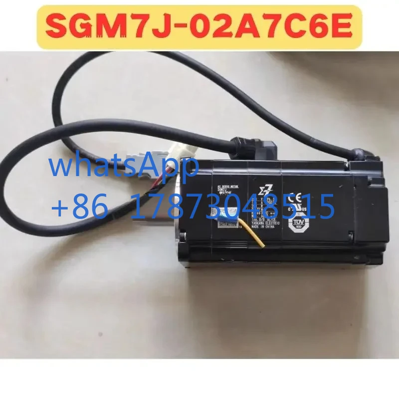 

Б/у Серводвигатель SGM7J-02A7C6E SGM7J 02A7C6E Нормальная функция Протестировано ОК