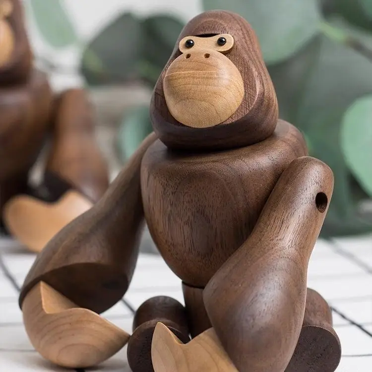 

Имитация цельного дерева, животное, горилла, Кинг-Конг, товары, украшения, детская комната, нишевые игрушки, подвесные украшения для учебы