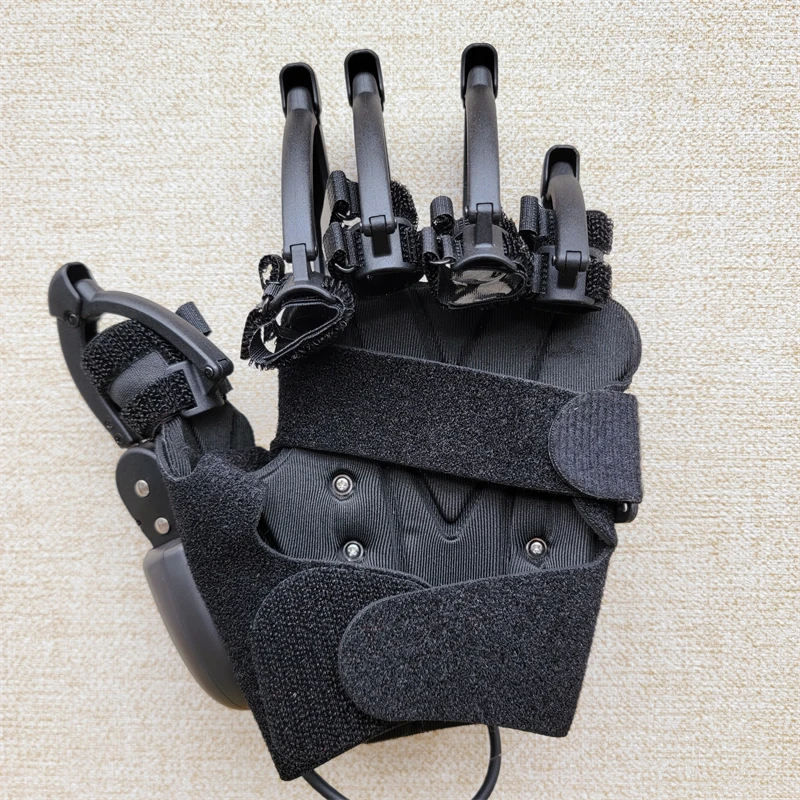 Super Strong Mechanical Power ปลอดภัยและ Powe ul Stroke Hemiplegia Robot Rehabilitation Gloves