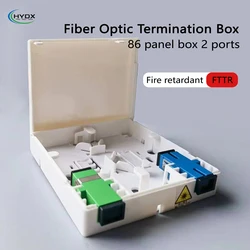 Fiber Terminal Patch Panel Joint Box Optic Terminal Wall Mounting Junction Termination Box SC Fiber Combination 86 Information