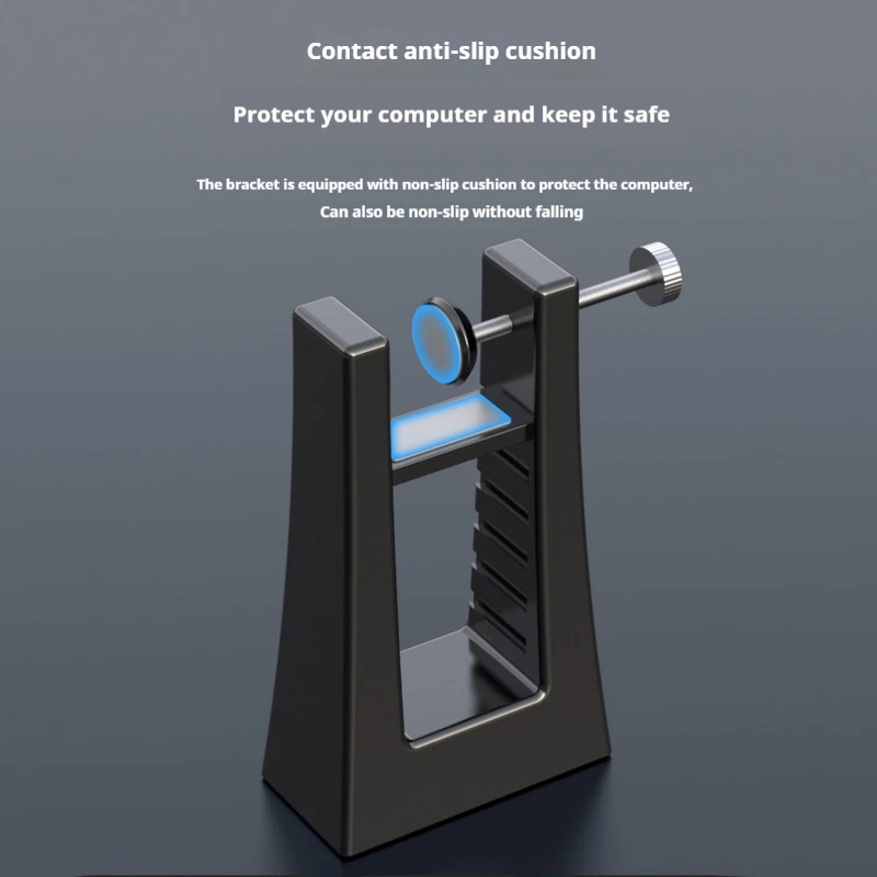 Vertical Laptop Stand for Desk Notebook Stand，Portable Laptop erected bracket to change secondary screen