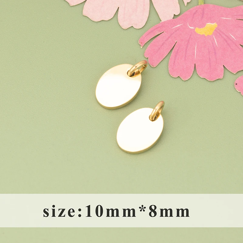 assoonas, 4 Stück/Set, MI64, wasserdichte Schmuckaccessoires, 316L-Edelstahl, Anhänger, Schmuckzubehör, DIY-Anhänger – Detail 4