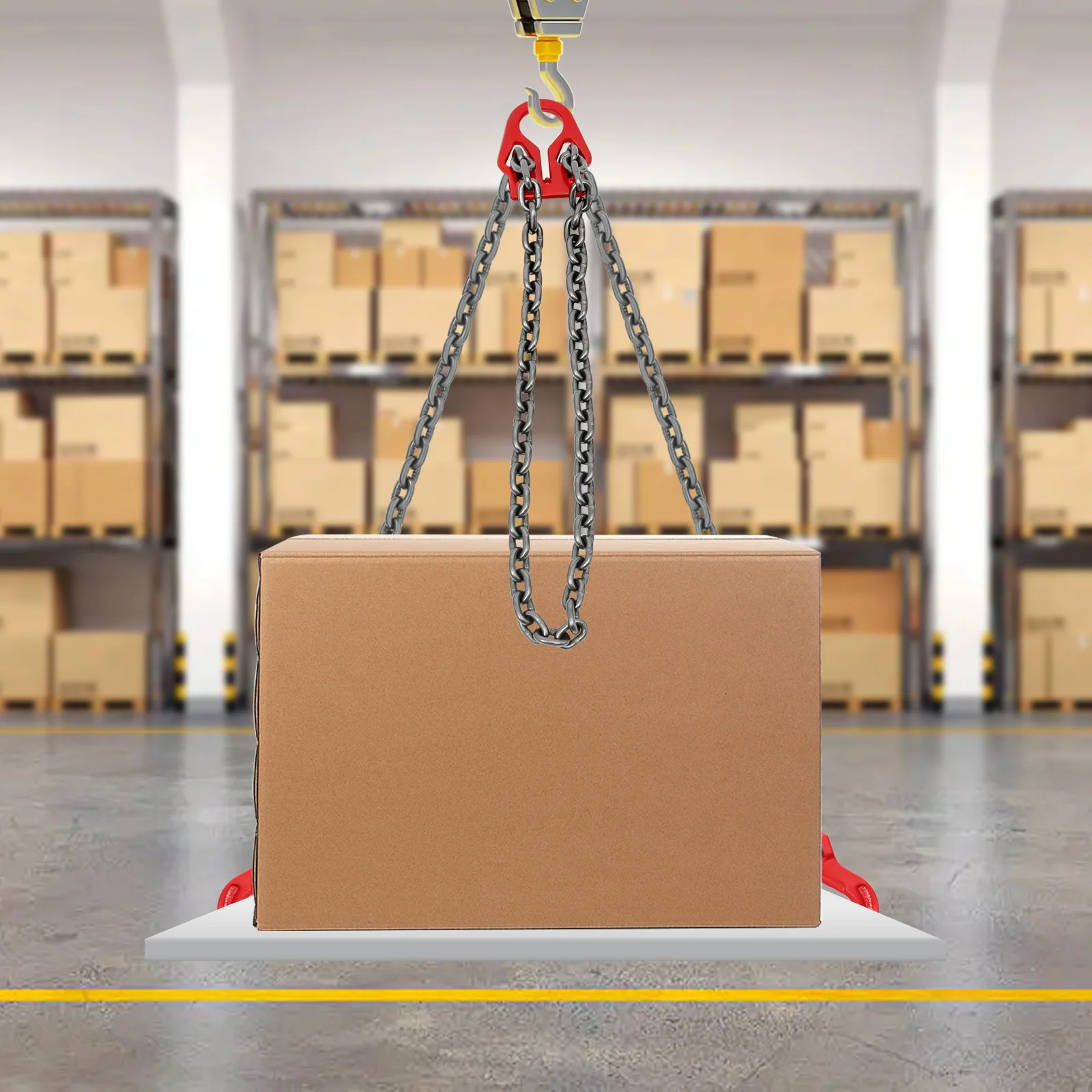 

Красный 45 # Сталь G80, марганцевая сталь, 10 футов, подъемная цепь, 5 тонн, цепь с крюком для конечностей, комплект безопасных подъемных цепей