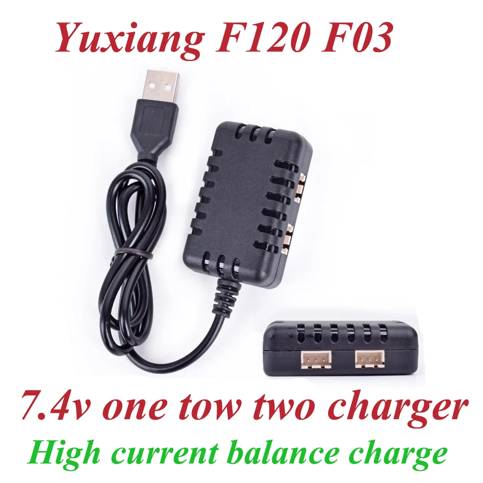 Вертолет YU XIANG Yuxiang F120 F03 2s подходит для 7,4 В 1a One Tow Two Dual Balanced Charger