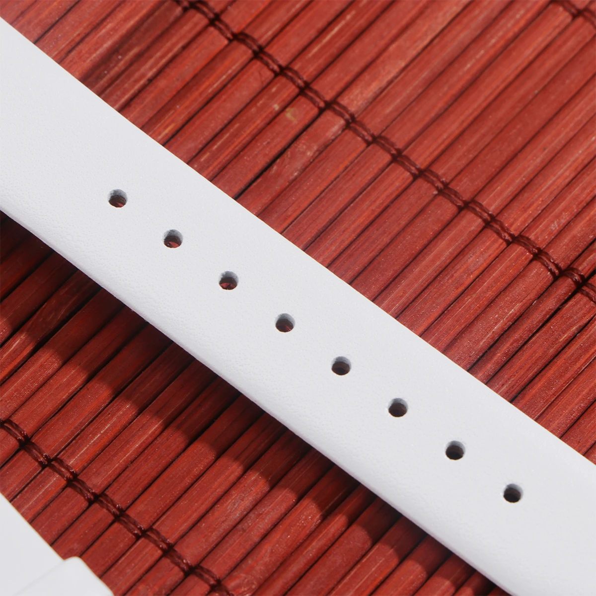 

Ultrathin Watch Strap Endurable Tabby Cattlehide Adjustable Classic Stylish Black 18mm Watch Band