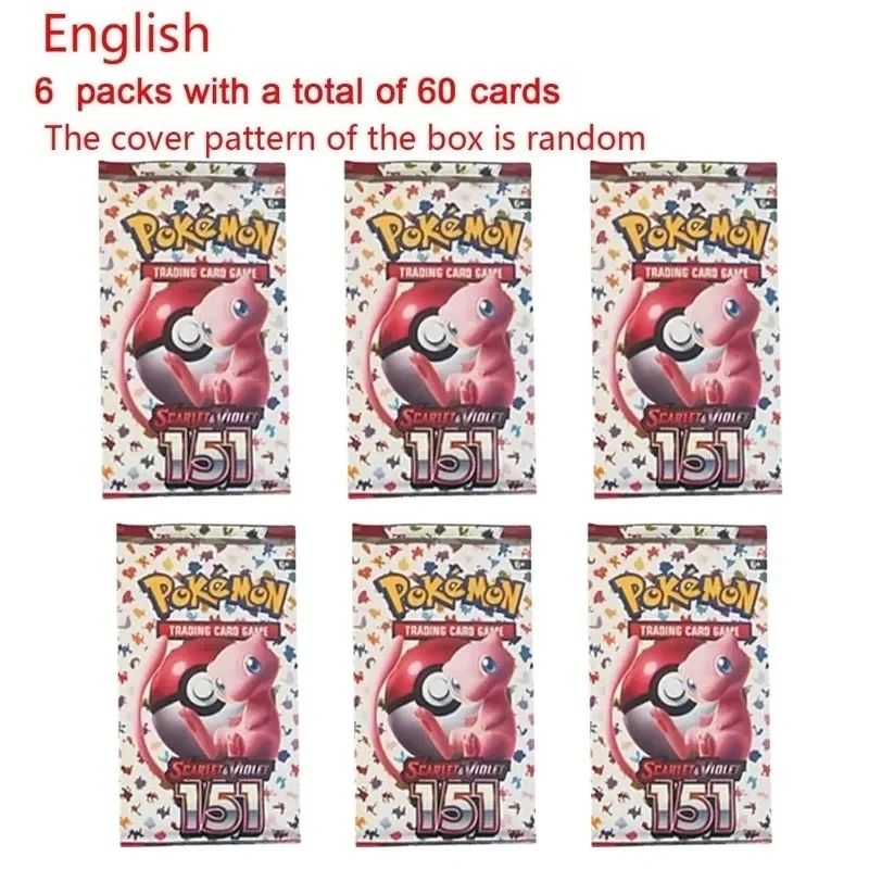 360 Stück TCG Scarlet & Violet 151 Booster Bundle Geschenk Englische Ausgabe Sammelkarten Anime-Sammlung Kartenspiel Geschenk – Detail 12