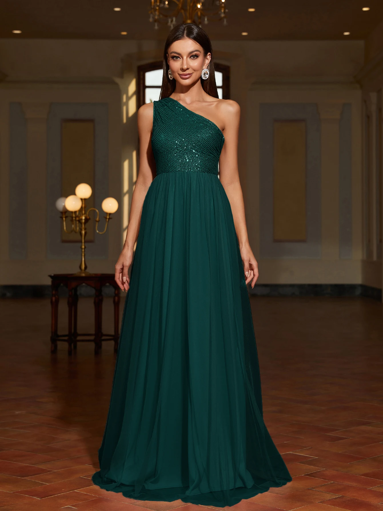 

Асимметричное сетчатое платье с пайетками, Семейный сбор, Платье для дня рождения, Элегантное и модное платье, Женское длинное платье, Вечернее платье, Новый стиль 202, Женское вечернее платье, Платье для подружки невесты, Вечернее платье для концертного 