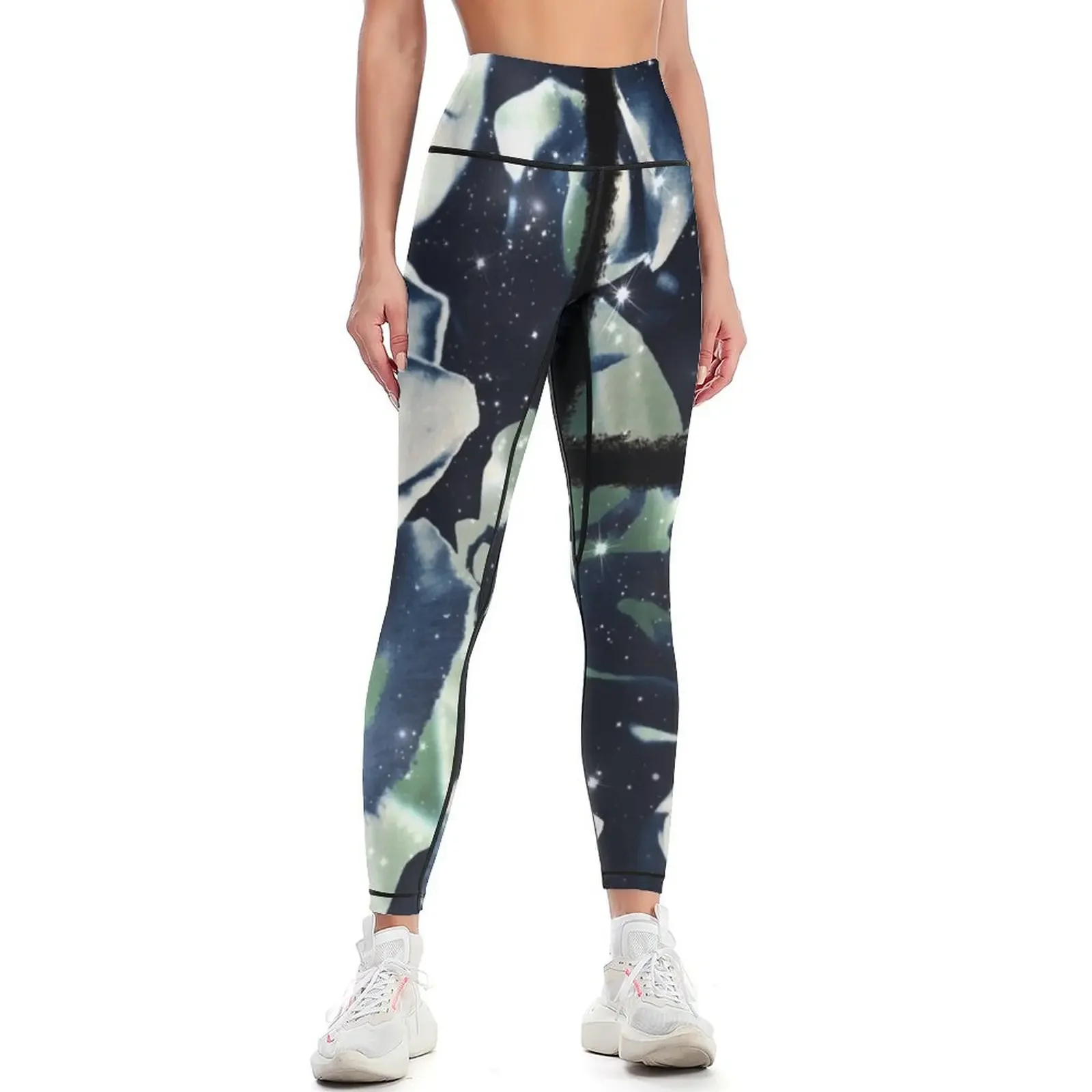 Night bloom Leggings Sports female legings for fitness sports woman gym Sweatpants Womens Leggings