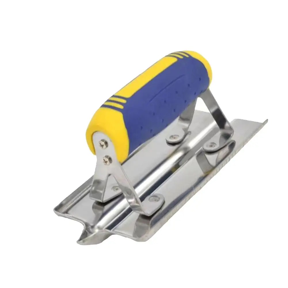 Stainless Steel Concrete Hand Edger Unique Construction No Rivets Ends Edge Tool Construction Design Curved And Radiused O2v0