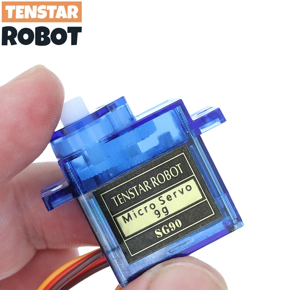 APKLVSR Lot 4 Servomoteurs Micro Metal Gear – 180° Analogique 2,2 Kg/cm – Pour Hélico RC, Robot, Arduino, 9g