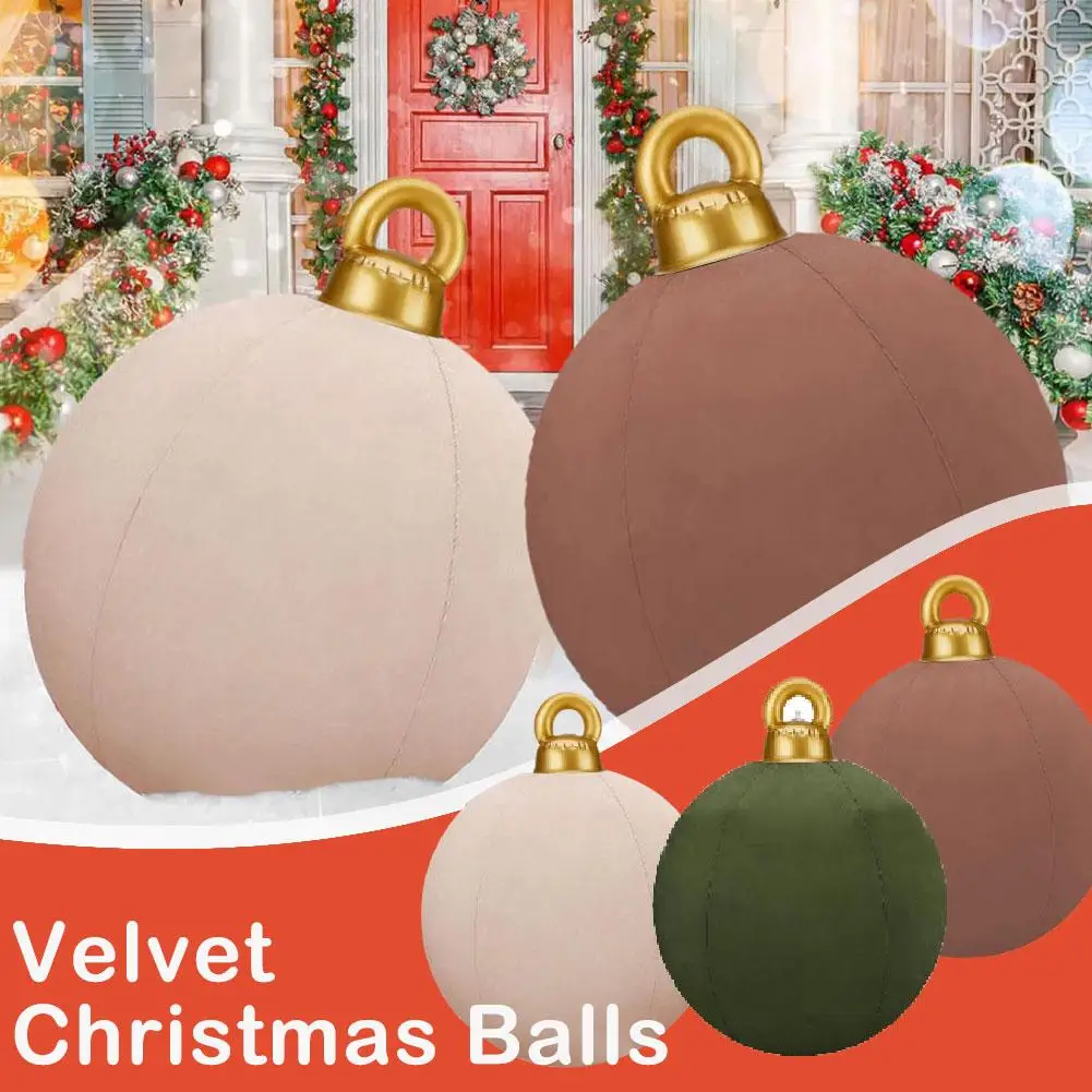 Giant Christmas Balls PVC Inflatable Decoration Balls Large Holiday Inflatable Outdoor Decorations Christmas