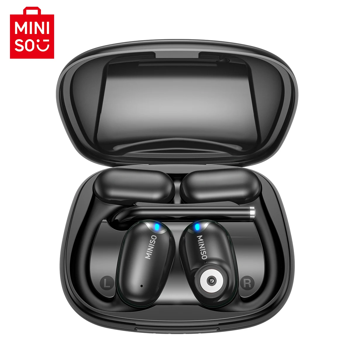 MINISO M66 Wireless Headphones Bluetooth 5.4 Sport Headset Noise Cancelling,Low Latency HIFI Sound Quality Music Earbuds