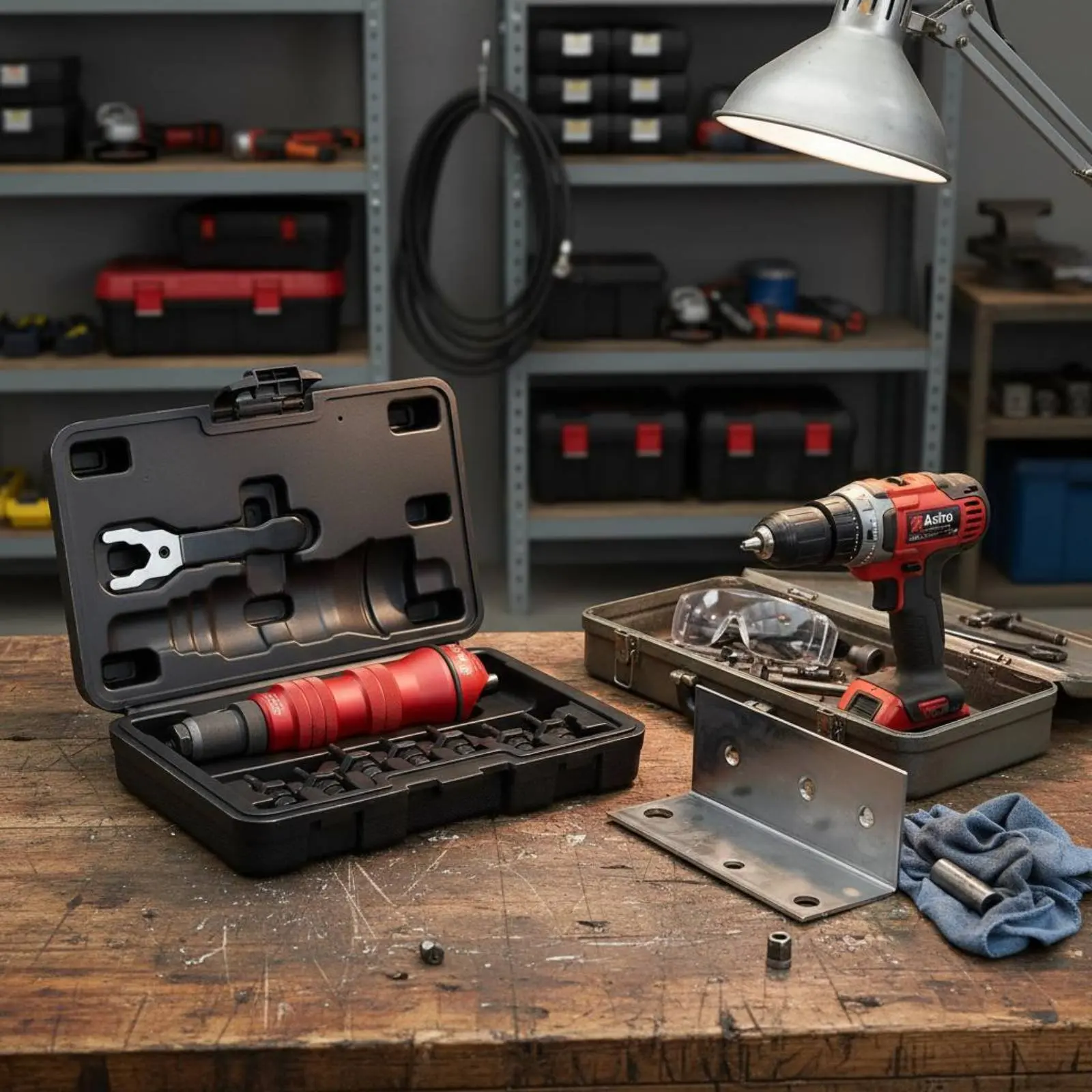 

Drill Rivet Nut Adapter Includes Mandrels Rivet Nut Adapter Nutsert Drill Attachment Sturdy Aluminum Body Knurled Surface