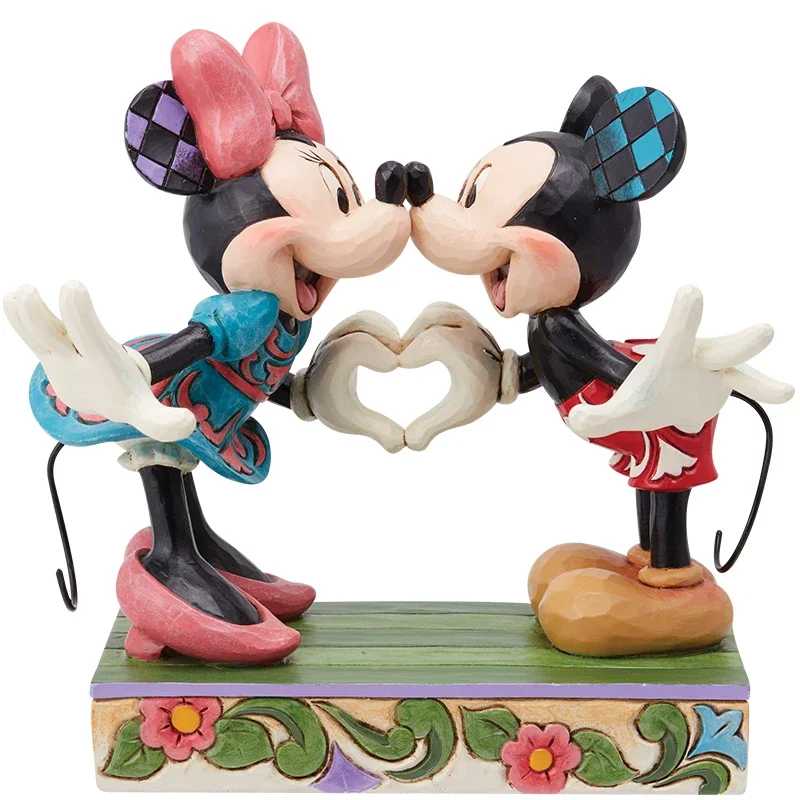 

Anime Disney Kawaii Figure Genuine Handmade Mickey Minnie Pen Refill Ornament Mickey Mouse Doll Handmade Creative Gift