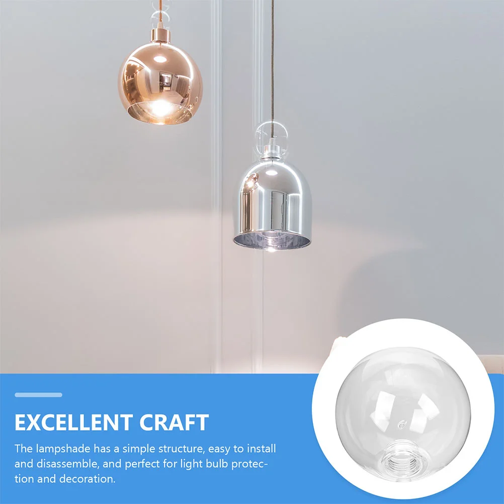 Transparent Glass Lampshade G9 Socket Ceiling Lamp Cover Household Glass Ball Shape Lampsahde