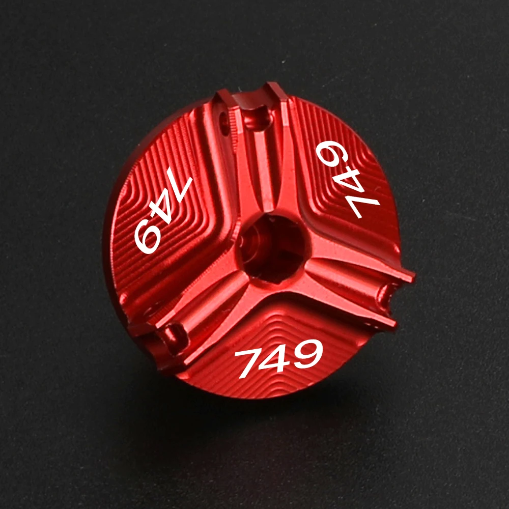 

Motorcycle For DUCATI 748 748S 748R 1994 1995 - 2003 M19*2.5 Aluminum Engine Oil Cup Fuel Filler Tank Cap Cover 749 S R 03- 2006