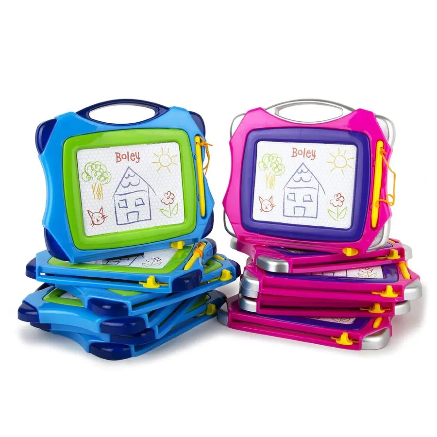 

Волшебные цветные доски для рисования, 12 упаковок, набор магнитных досок для рисования для детей, доска для рисования и доска для письма, блокнот для рисования, оптом Se