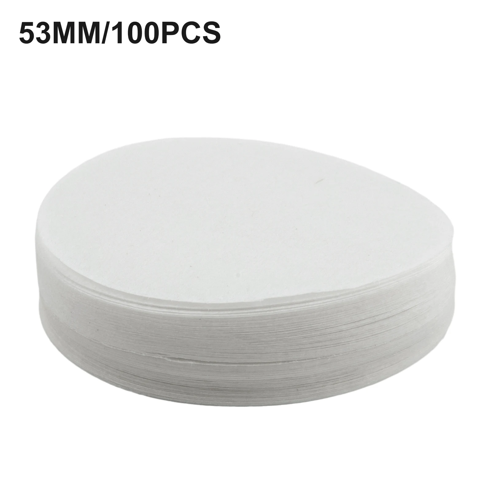 51mm/53mm/58mm 100Pcs Coffee Powder Bowl Filters Paper For Espresso Coffee Maker Secondary Water Filter Paper