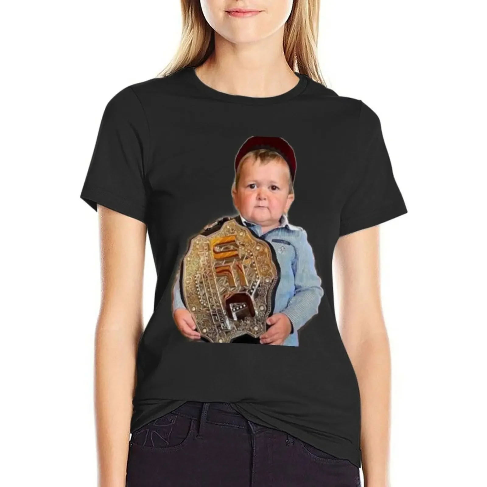 

Hasbulla Christmas T-Shirt graphics summer top cute tops shirts graphic tees black t shirts for Women