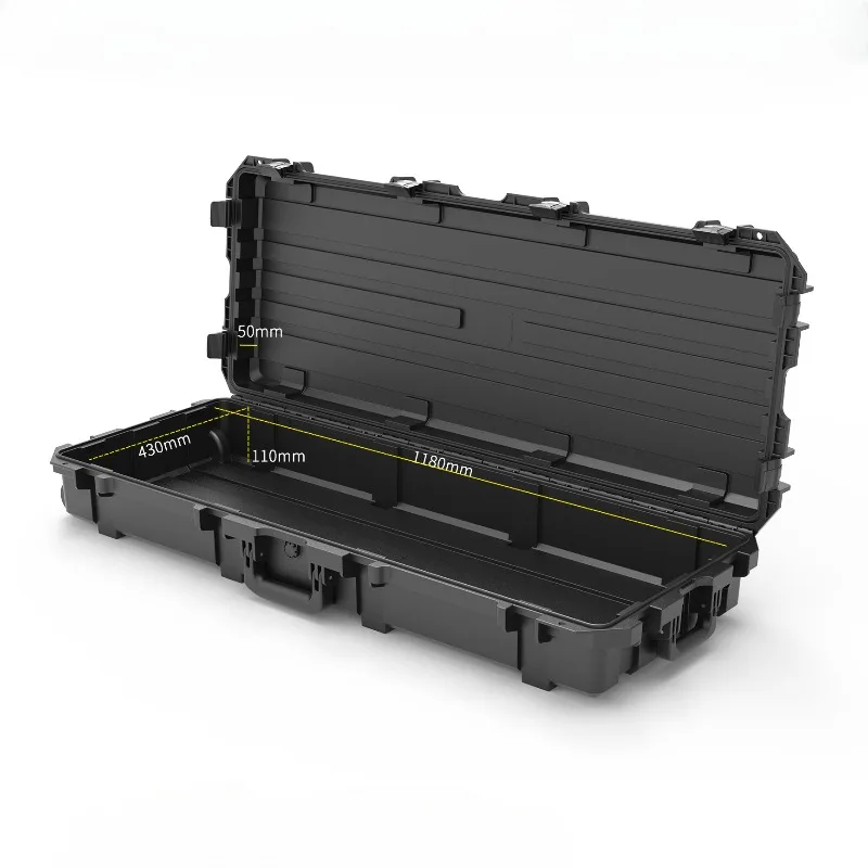 Off-Road Vehicle Top Waterproof Dustproof Anti-Vibration Tool Box Storage Portable Fishing Rod Outdoor Protective Tool Case