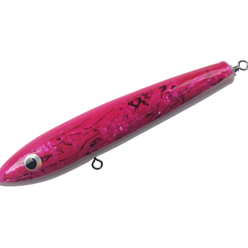 

90g 120g 140g Wood Pencil Lure Top Water Floating Stick Baits