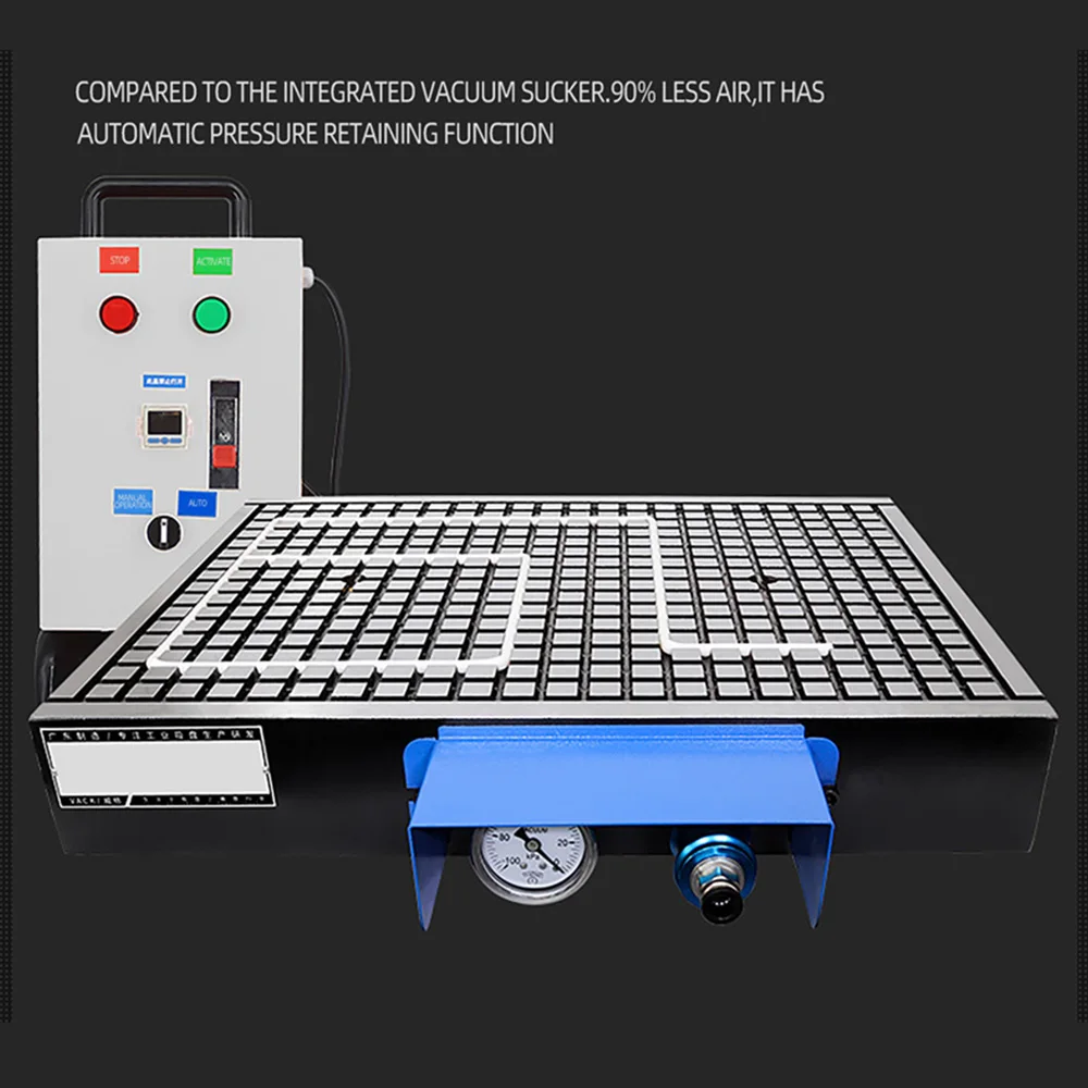 CNC Vacuum Suction Cup Industrial PVC Stainless Steel Iron Copper Plate Automatic Pressure Holding Pneumatic Suction Table