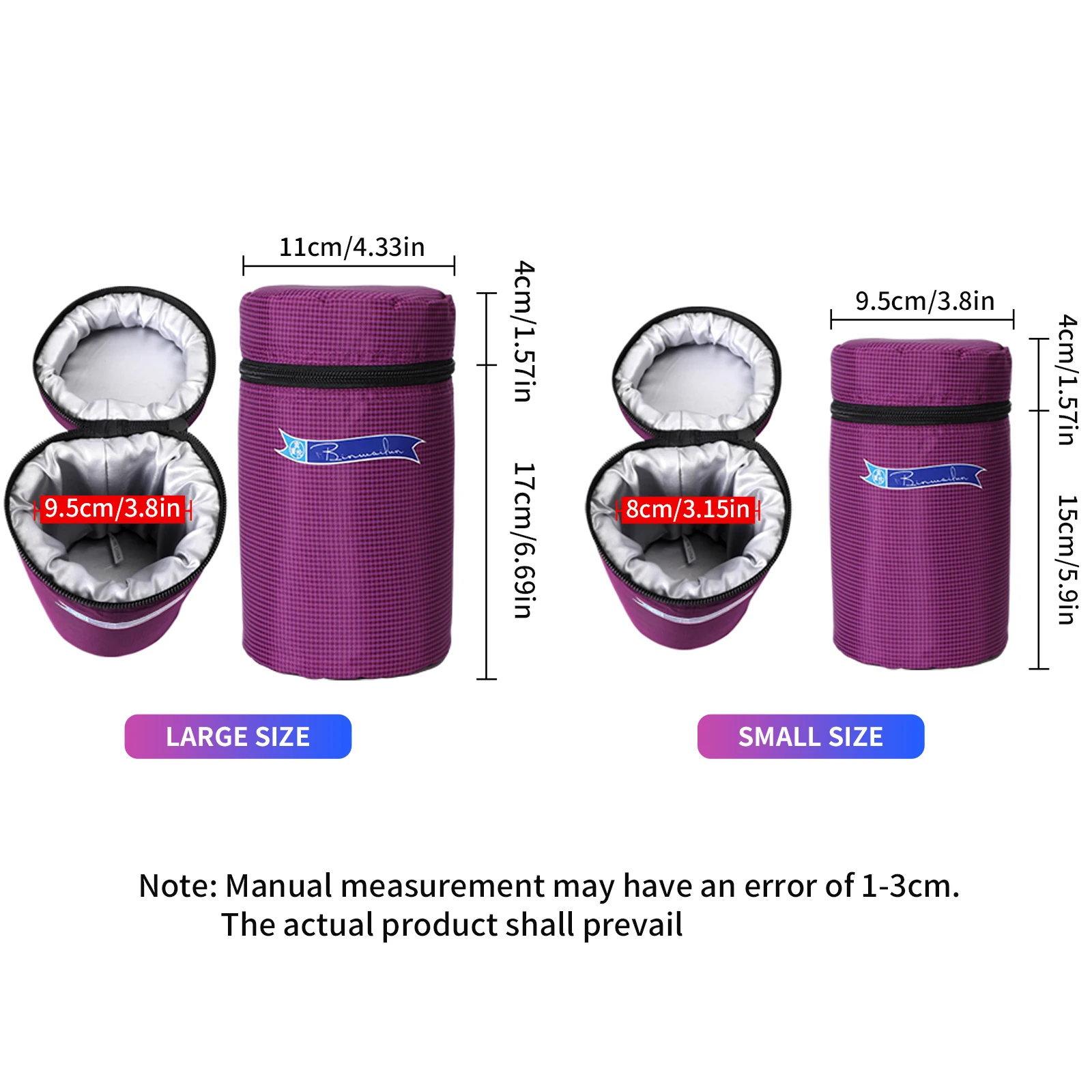 Portable insulated water bottle suitable for school and outdoor use, protective and functional, available in various sizes.