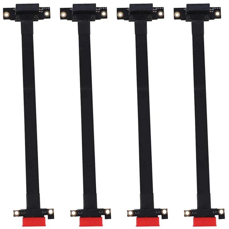 

4X 90 Degree Pci-E Pci Express 1X To 1X Slot Riser Card Converter Extender Ribbon Adapter Extension Cable