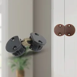 2 pz Nylon Mini rotondo cerniera nascosta schermo porta in legno nascosta pieghevole piccola cerniera in plastica