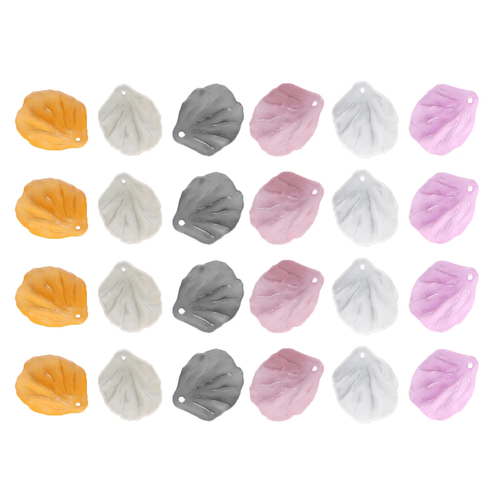 

200pcs Colorful Acrylic Petals Transparent Plastic Flower Diy Accessories Handmade Jewelry Wedding Decor Table Decoration Craft