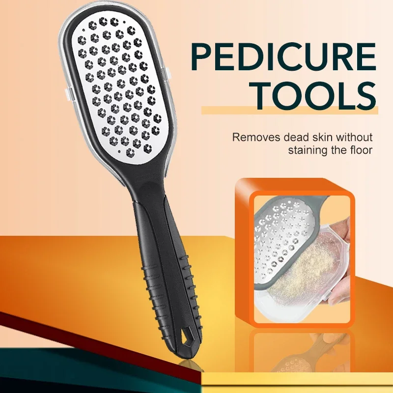 

1 шт. профессиональная пилка для удаления мозолей из нержавеющей стали, скребок для ног, инструменты для педикюра, удаление омертвевшей кожи для пяток, средства по уходу за ногами