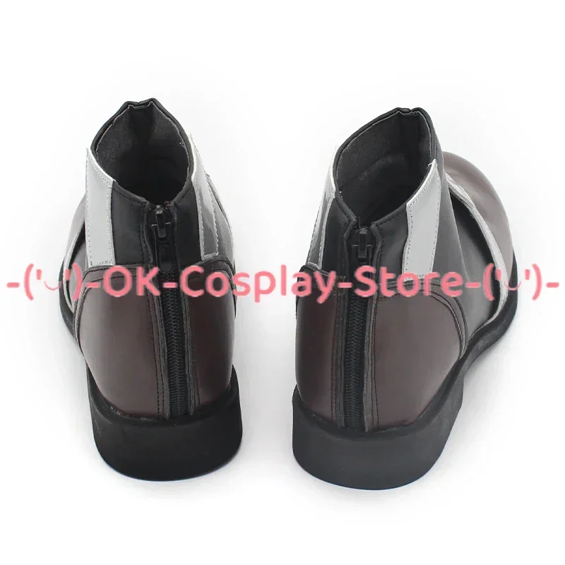 Jeu Honkai Star Rail Sampo Koski Cosplay Chaussures en cuir PU, Bottes de fête d'Halloween, Accessoire, Sur mesure