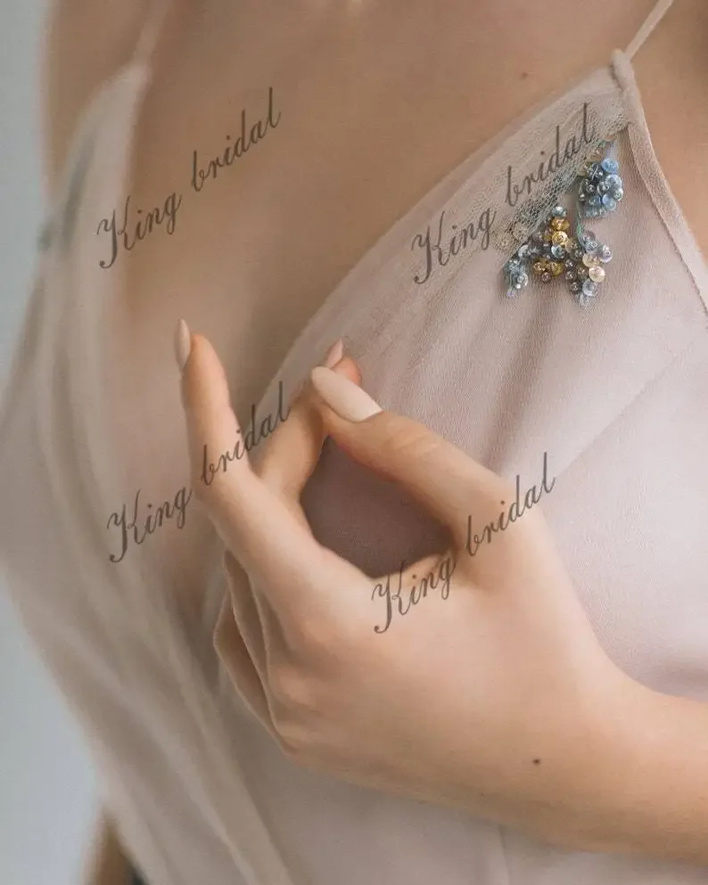 Custom Made Dark Blue Wedding Dress Tulle Bridal Full Dress, Bridal Bow Sash Dress Bride Simple Wedding Party Evening Dresses