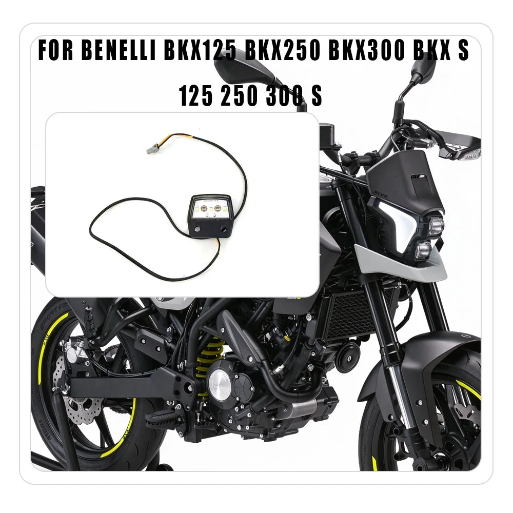 Motorcycle Rear Number Plate Illumination Assembly For Benelli BKX125 BKX250 BKX300 BKX S 125 250 300 S Tail License Plate Brack