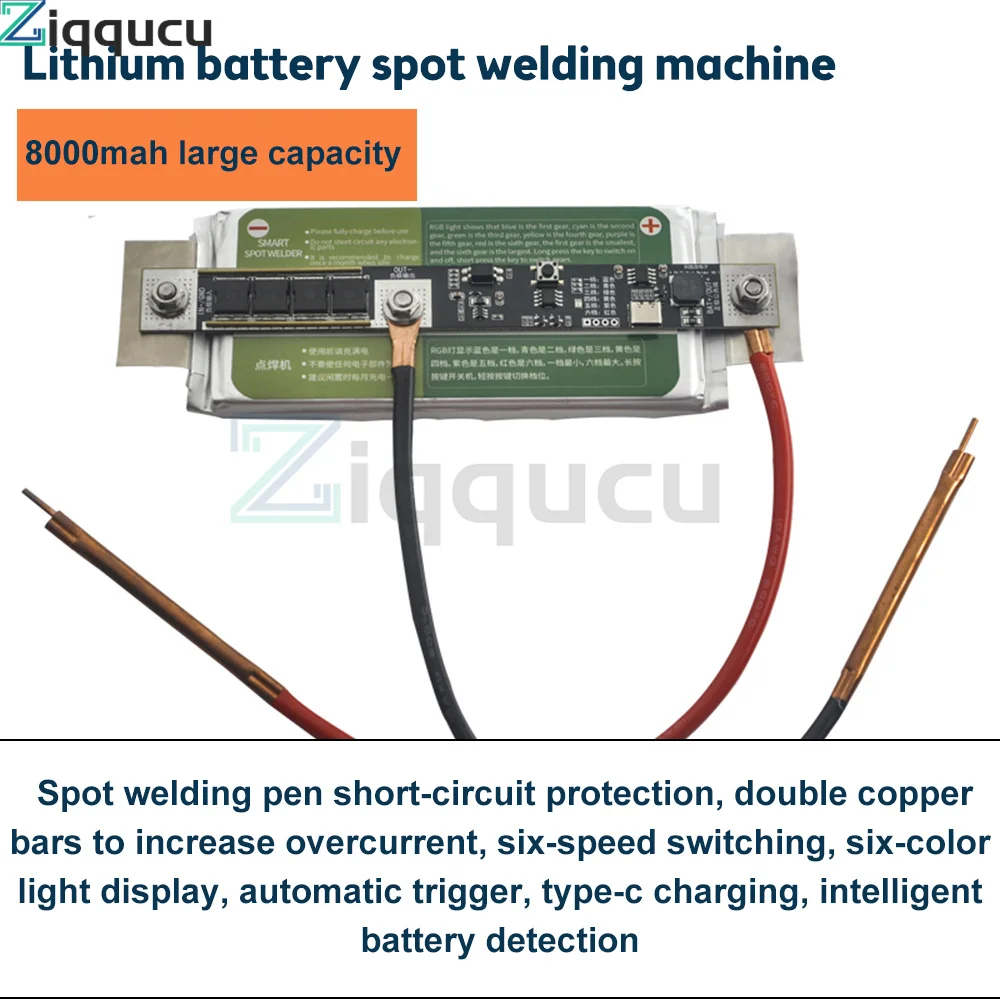 Mini Portable Spot Welder Machine with Battery Set Machine Handheld Portable Metal Convenient Tools for Soldering