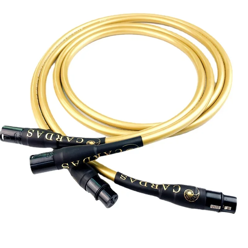 

Cardas XLR Cable Hexlink Golden 5-C 2 Male To 2 Female XLR Plug HiFi Audio Balanced Cable