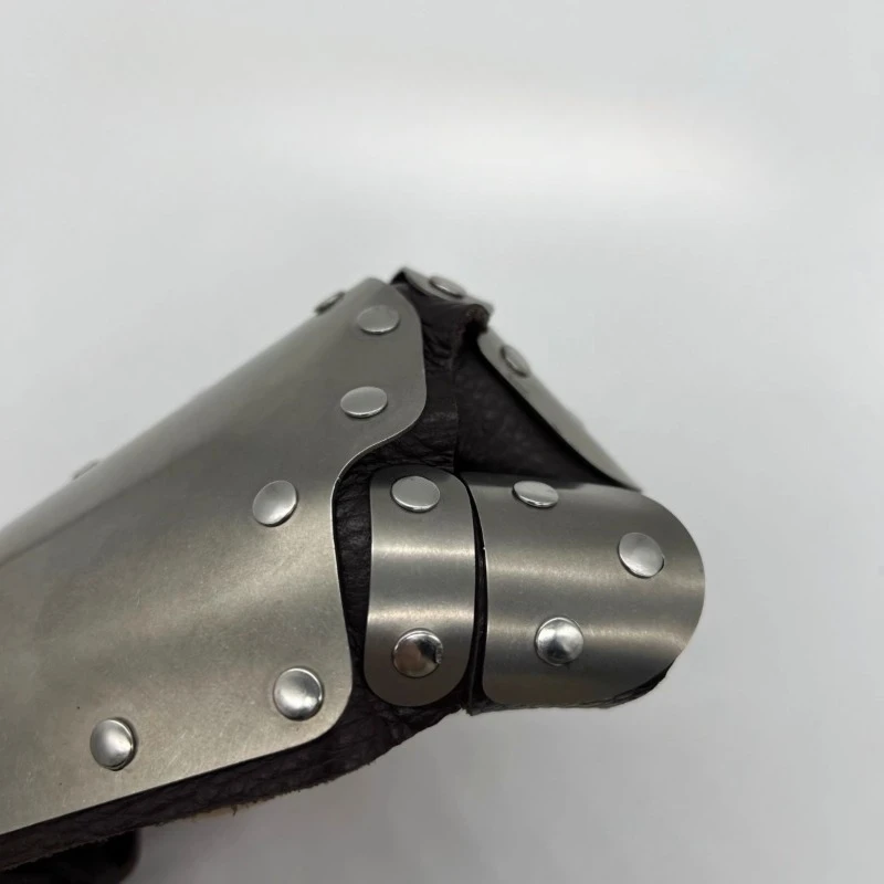 الرياضة في الهواء الطلق الصيد المهنية العناية باليدين الصيد معصمه لوح فولاذي قفازات أدوات واقية خاصة معدات التخييم #3