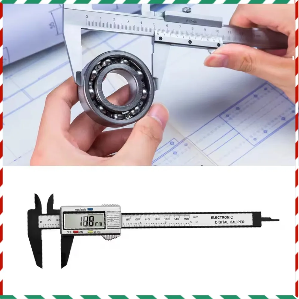 

150mm 100mm Electronic Digital Caliper Dial Vernier Caliper Gauge Micrometer Measuring Tool Digital Ruler
