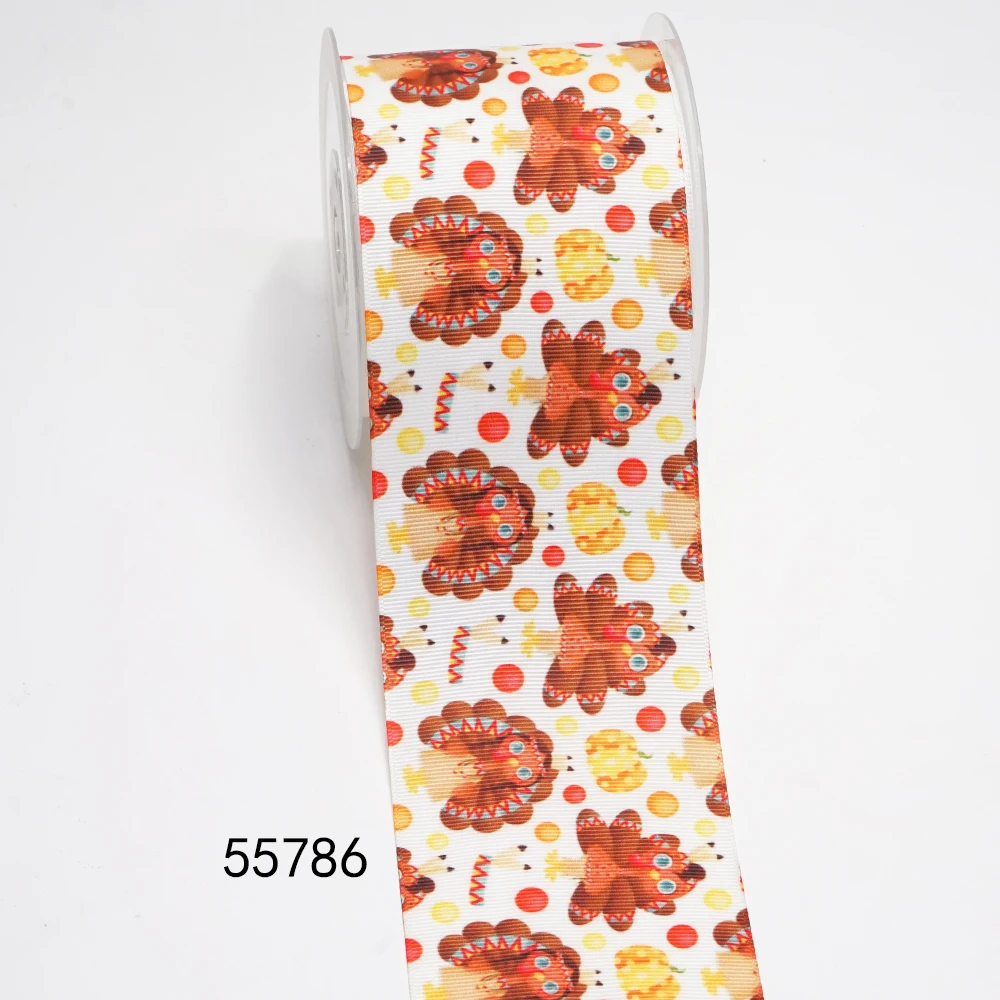 DIY Thanksgiving Day Printed Grosgrain Ribbon For Craft Supplies Sewing Accessories 5 Yards, Planar Resins 10 Pieces. 55780 - image 4