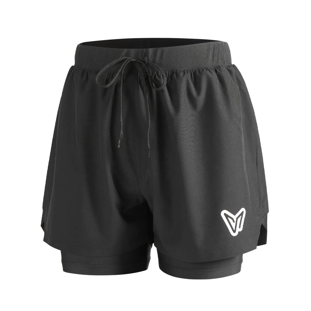 Veidoorn Men's Swim Trunks with Fake Two-Piece Design Quick Dry Beach Shorts Board Shorts for Swimming Surfing Vacation