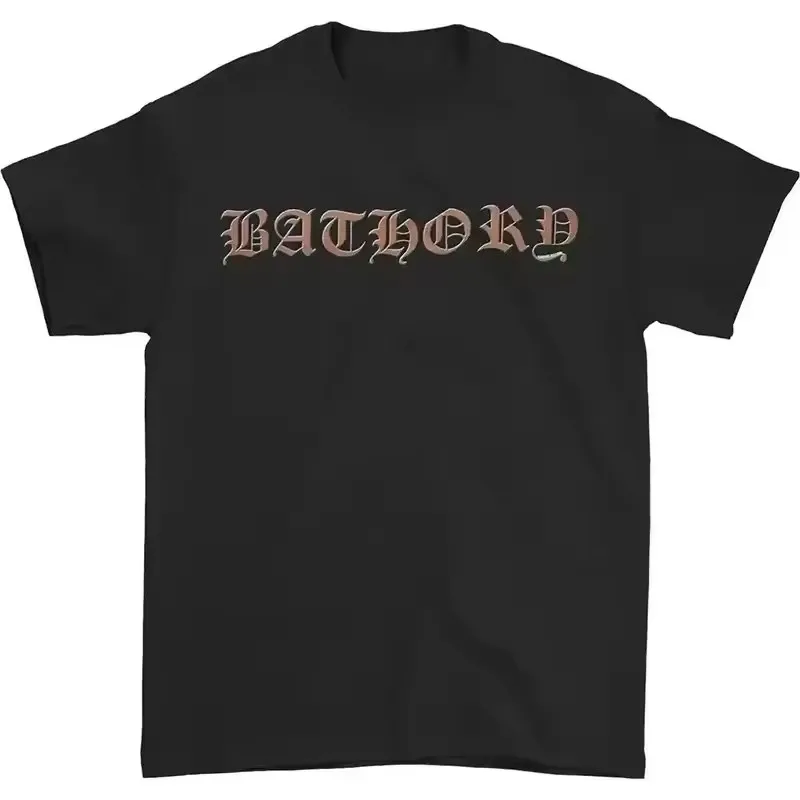 Bathory T-Shirt Celtic Frost Burzum Darkthrone Hellhammer 80er Jahre Black Metal Venom Goat Baumwoll-T-Shirts Bathory Hip Hop Rock Outfit – Detail 9