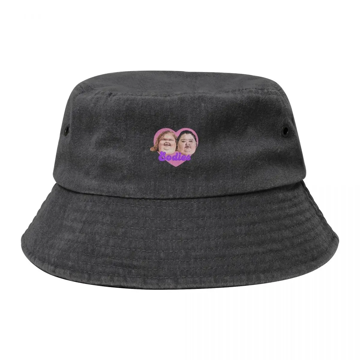 

1000lb Sisters Sodies heart Bucket Hat Trucker Cap sailor cap for men black Man Women's
