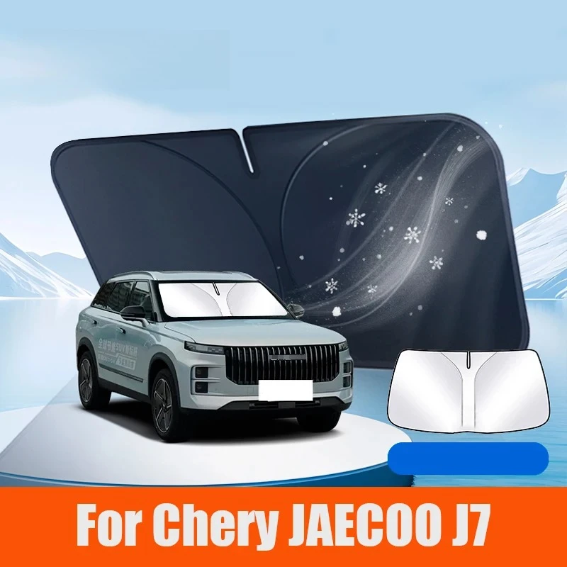 

For Chery JAECOO J7 2023 2024 2025 Car Front Windshield Sunshade Windshield Sunshade Cover Anti UV Protection Accessories