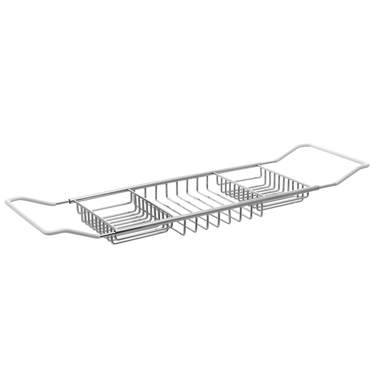 Golden Adjustable Stretchable Anti Slip Bath Tub Rack Portable Telescopic Shower ganizer Stainless Steel Bath Tray For Bathtub