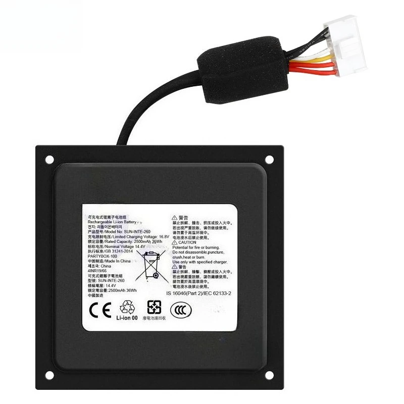 2500mAh para JBL PARTY BOX 100 Altavoz Sun-inte-260 Batería