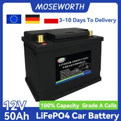 L2-400 12V 50Ah Car LifePO4 Battery CCA1200 Motor Vehicles For All Types Of Cars RV Solar Trailers Boats Camping Lithium Battery