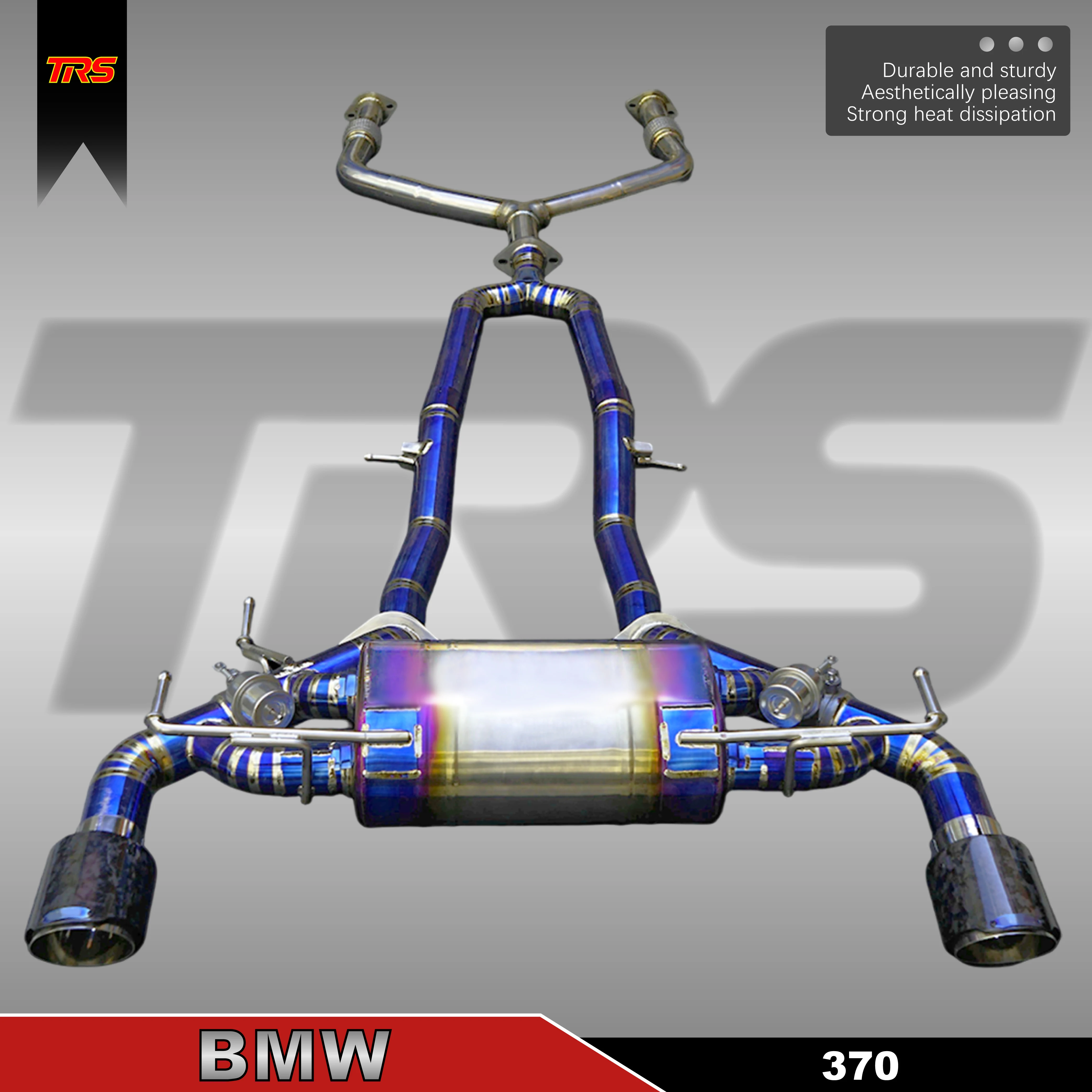 

High-Performance 370 Exhaust System - Deep Sound & Power Enhancement