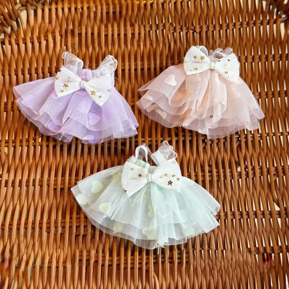 10cm Cotton Doll Lovely Princess Dress Plush Dolls Clothes Accessories Fashion Dresses Skirt Decoration Dolls Accessories